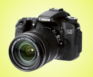 Canon 70D DSLR camera